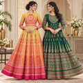 2 Pack Bohemian Ethnic Print Maxi Dress with Flowing Hem | B-18