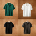 lapel short sleeved polo T-shirt (Pack of 4)