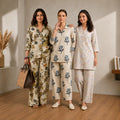 3 Cotton Co-ord Sets | Top + Bottom | 3CS_77