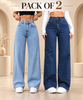 Everyday Flex Wide-Leg Jeans Duo