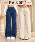 FreeFlow Women’s Wide-Leg Jeans Duo