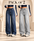 CityVibe Women’s Baggy Jeans Combo