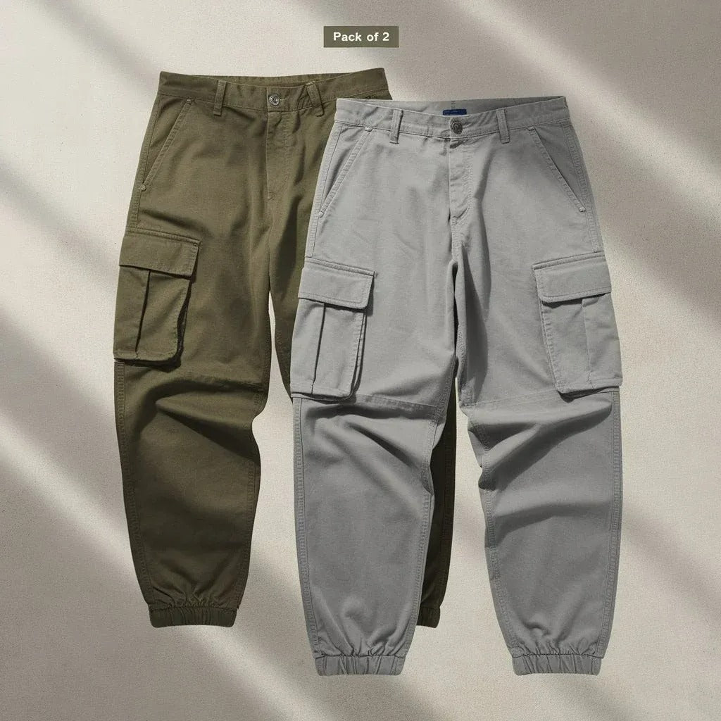 Urban TwinFit Men’s Cargos (Pack of 2)