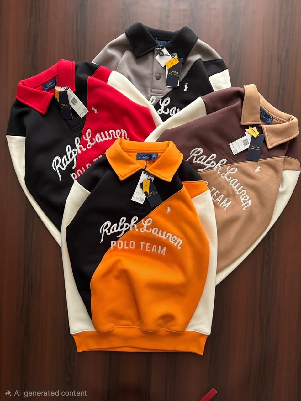 Champion ColorBlock Polo Sweatshirt – Pack of 4