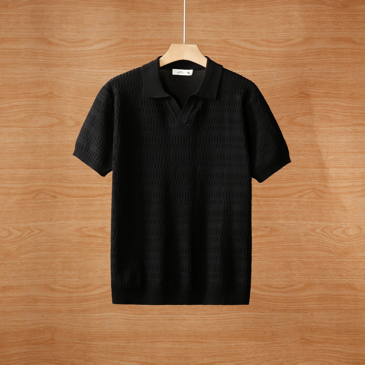 lapel short sleeved polo T-shirt