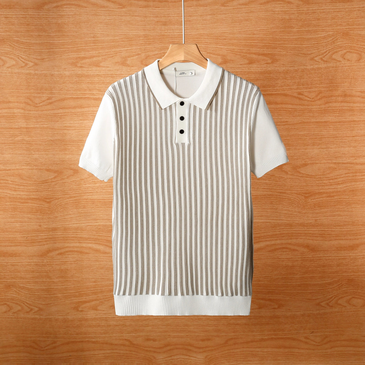 cool silk knitted sweater jacquard business polo T-shirt (Pack of 4)