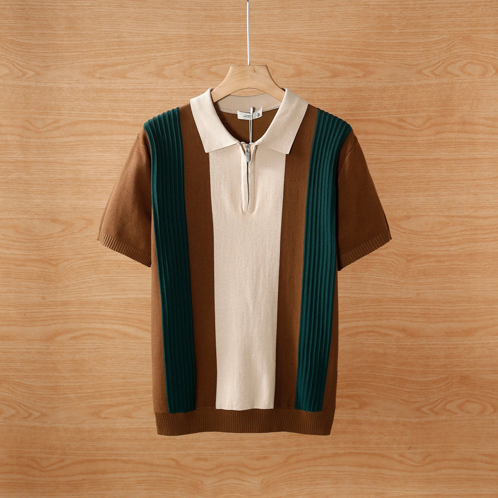 Summer new high-end temperament short sleeved polo shirt (Copy)