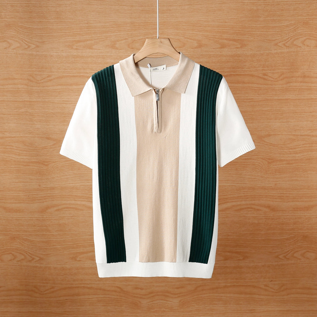 Summer new high-end temperament short sleeved polo shirt (Copy)