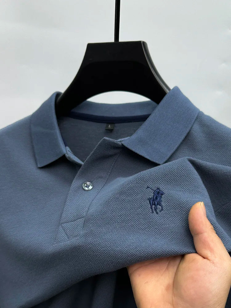 High end brand 100% pure cotton short sleeve POLO T-shirt (Pack of 4)
